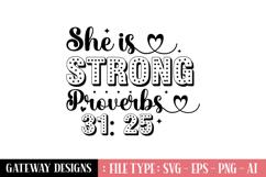 Christian Quotes Svg Bundle / 20 Designs,bible verse svg bun Product Image 8