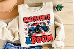 Red White &amp; Boom Svg | 4th of July svg | Shirt Svg Product Image 2