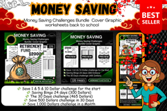Money Saving Challenges Bundle Cover Graphic worksheets Product Image 1