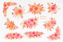 Autumn bouquets, Watercolor fall clipart, Arrangement floral Product Image 2