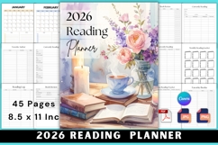 2026 Reading Planner Product Image 1
