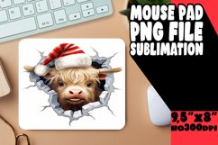 Festive 3D Wall Breakout Christmas Mouse Pad Product Image 1