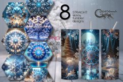 Christmas Snowflake | 8 Winter Sublimation Tumbler Designs Product Image 1
