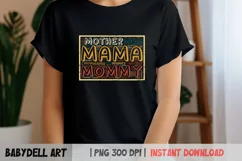 Custom sublimation Mama Mommy Mother t-shirt, Trendy mom t-shirt design, Unique gift mom t-shirt, Stylish Mama Mommy Mother top, Colorful sublimation mom tee