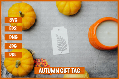Autumn Gift Tag SVG,Autumn Tag SVG Product Image 1