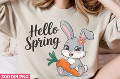Hello Spring PNG, Hello Spring Sublimation PNG Product Image 2