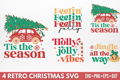 Retro Christmas Tshirt SVG Product Image 1