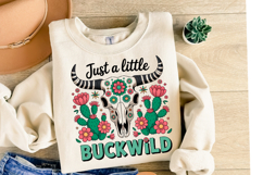 Just a little Buckwild Svg | Svg File for Cricut | Shirt Svg Product Image 1