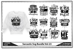 Sarcastic Svg Bundle, Funny Sarcastic Quotes Svg Product Image 1