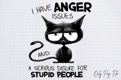 Funny Cat Quotes Sublimation Design, Funny Cat Quotes , PNG Product Image 1