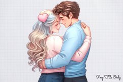 Coquette Valentine Sublimation Clipart PNG Product Image 1