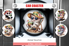 Car Coaster Vacation Animal Product Image 1