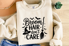 Broom Hair don&#039;t care Svg | Halloween Svg | Shirt Svg Product Image 2