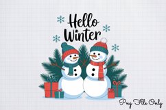Winter Frozen Clipart PNG Product Image 1