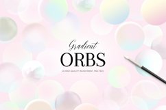 Spheres Clipart, Orbs Clip Art, Trendy Design Elements Product Image 1