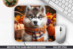 Halloween Dog Mouse Pad Sublimation, Halloween Mouse Pad PNG Product Image 1
