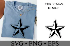 Christmas Star Svg | Christmas svg | Shirt Svg Product Image 1