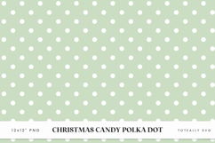 Christmas Candy Polka Dot Digital Patterns Product Image 3