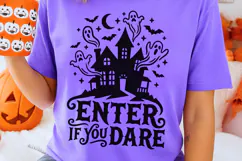 Enter If You Dare Svg, Scary Halloween Svg, Spooky Ghost Svg Product Image 2