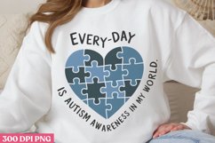 Every day is Autism PNG, Autism Sublimation PNG Product Image 2