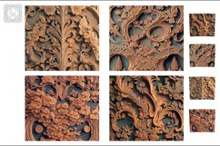 3d Wooden 4 Tumbler wraps, 20 oz Tumbler Wraps Product Image 6