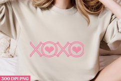 XOXO PNG, Retro Valentine Sublimation PNG Product Image 2