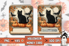 Vintage Halloween Money Card, Printable Halloween Print Product Image 1