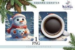 SUBLIMATED STAND WITH A CUTE SNOWMAN Product Image 1