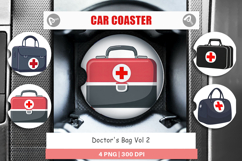 Car Coaster Doctor Coat Product Image 1