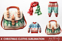 Pink Christmas Collection Sublimation PNG Product Image 1