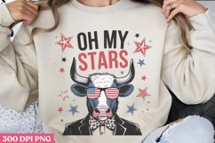 Oh My Stars PNG, 4th Of July Sublimation PN Product Image 2