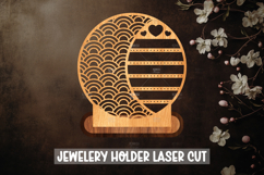 Floral Jewellery Holder Laser Cut Home Decor Product Image 1