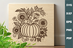 Pumpkin SVG, Fall, Cutting board, Laser cut, Cricut svg Product Image 1