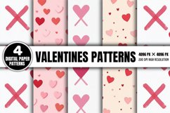 Valentines Day Digital Paper PNG Product Image 1