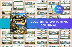 2027 Bird Watching Journal Kdp interiors Product Image 1