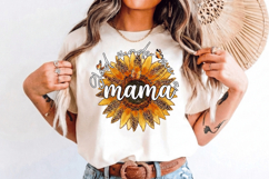 God made me a Mama PNG sublimation | Mother's Day PNG T-Shir Product Image 8