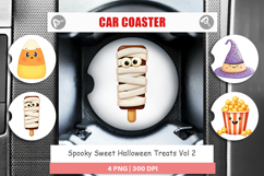 Car Coaster Spooky Sweet Treats Product Image 1