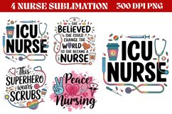 Nurse Sublimation PNG Product Image 1