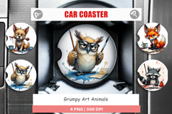 Car Coaster Art Grumps Product Image 1