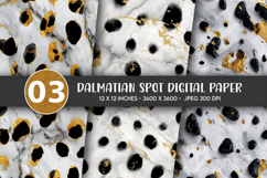 Dalmatian Spot Digital Paper Product Image 1