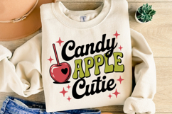 Candy Apple Cutie Svg | Halloween Svg | Shirt Svg Product Image 1