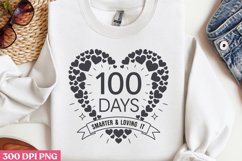100 Days of smarter PNG, 100 Days Of School Sublimation PNG Product Image 2