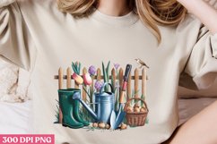 Image of gardening tools and plants PNG, Gardening Sublimati Product Image 2