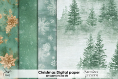 Christmas digital paper, seamless pattern Product Image 1