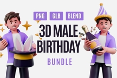 3D Cartoon Birthday Boy Collection Product Image 1