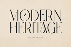 Modern Heritage Elegant Serif Display Font Product Image 1
