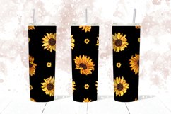 Sunflowers skinny tumbler 20 oz Straight Seamless Wrap Product Image 1