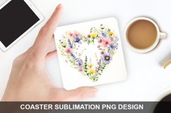Spring Flower - Coaster Sublimation Design Product Image 1