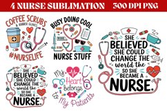 Nurse Sublimation PNG Product Image 1