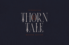 Thorn Tale Whisper Edition Elegant Serif Font Product Image 1